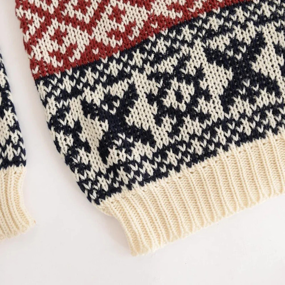 Original Cube Mulit-colour Knit Crewneck Sweater - Picture 12 of 14